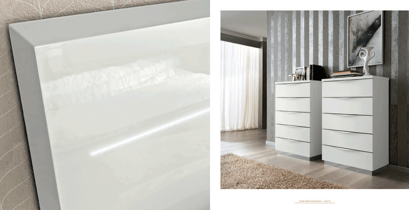 Onda Legno White Bedroom Set - Gate FurnitureBedroom Set