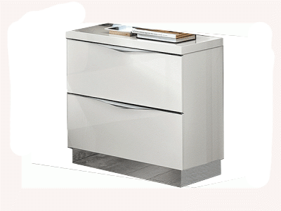 Onda Mini Nightstand WHITE - i39464