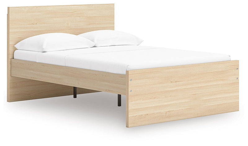 Onita Natural Full Panel Platform Bed - EB9632B5