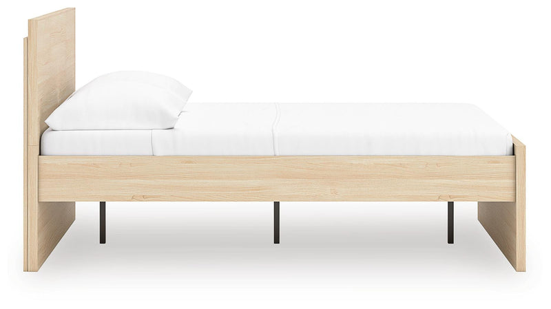 Onita Natural Full Panel Platform Bed - EB9632B5