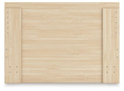 Onita Natural Full Panel Platform Bed - EB9632B5