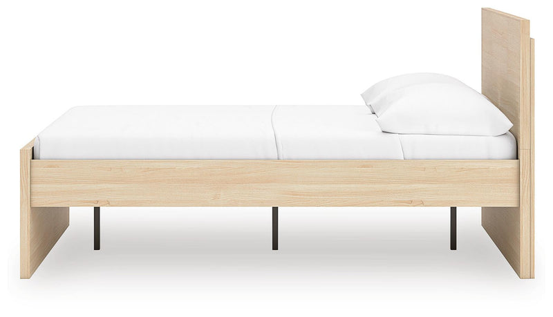 Onita Natural Full Panel Platform Bed - EB9632B5