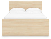 Onita Natural Full Panel Platform Bed with 1 Side Storage - EB9632B11