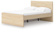 Onita Natural Full Panel Platform Bed with 1 Side Storage - EB9632B11