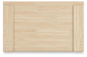 Onita Natural Full Panel Platform Bed with 2 Side Storage - EB9632B17