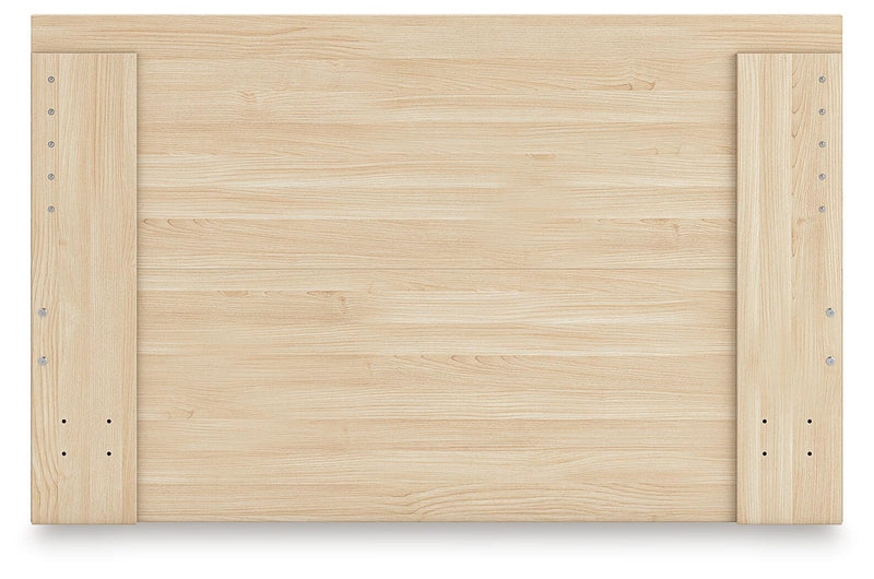 Onita Natural Full Panel Platform Bed with 2 Side Storage - EB9632B17