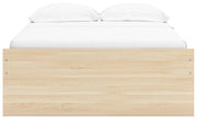 Onita Natural Full Platform Bed with 1 Side Storage - EB9632B8