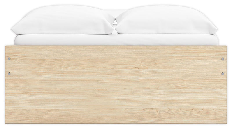 Onita Natural Full Platform Bed with 1 Side Storage - EB9632B8
