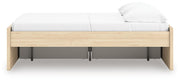 Onita Natural Full Platform Bed with 1 Side Storage - EB9632B8