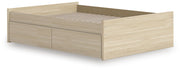 Onita Natural Full Platform Bed with 2 Side Storage - EB9632B14