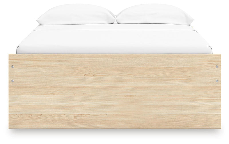 Onita Natural Full Platform Bed with 2 Side Storage - EB9632B14