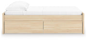 Onita Natural Full Platform Bed with 2 Side Storage - EB9632B14