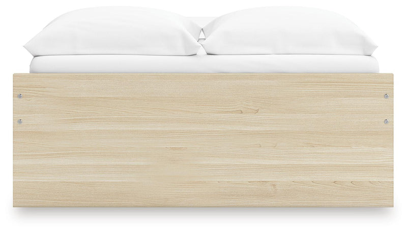 Onita Natural Full Platform Bed with 2 Side Storage - EB9632B14