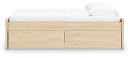 Onita Natural Full Platform Bed with 2 Side Storage - EB9632B14