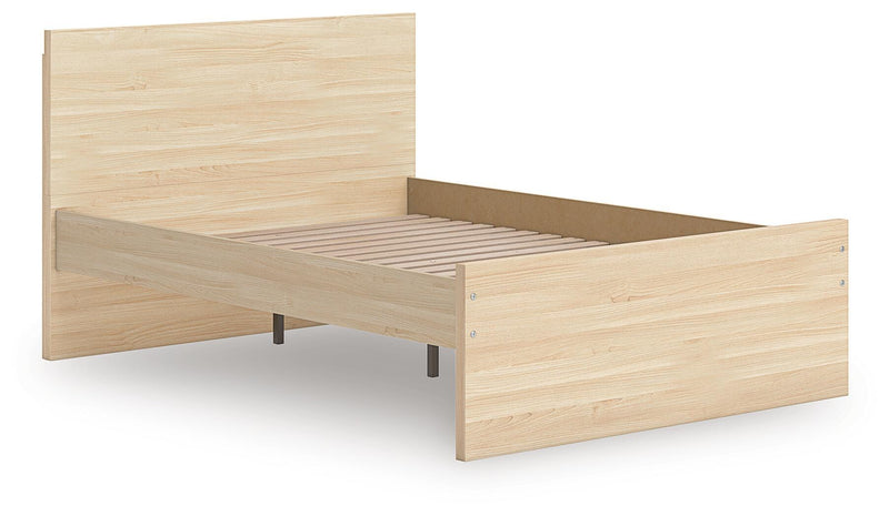 Onita Natural King Panel Platform Bed - EB9632B22