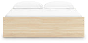 Onita Natural King Platform Bed with 2 Side Storage - EB9632B21