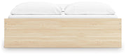 Onita Natural King Platform Bed with 2 Side Storage - EB9632B21