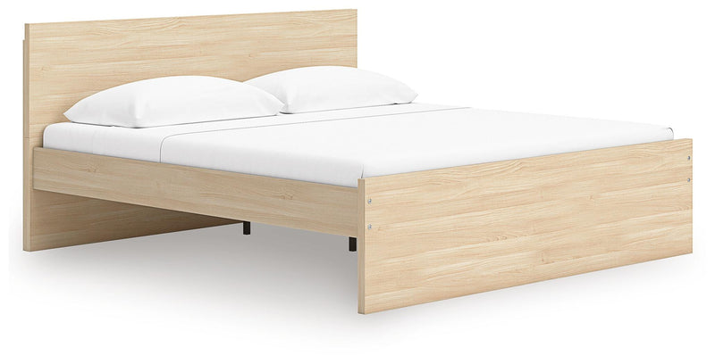 Onita Natural Queen Panel Platform Bed - EB9632B6
