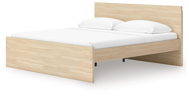 Onita Natural Queen Panel Platform Bed - EB9632B6