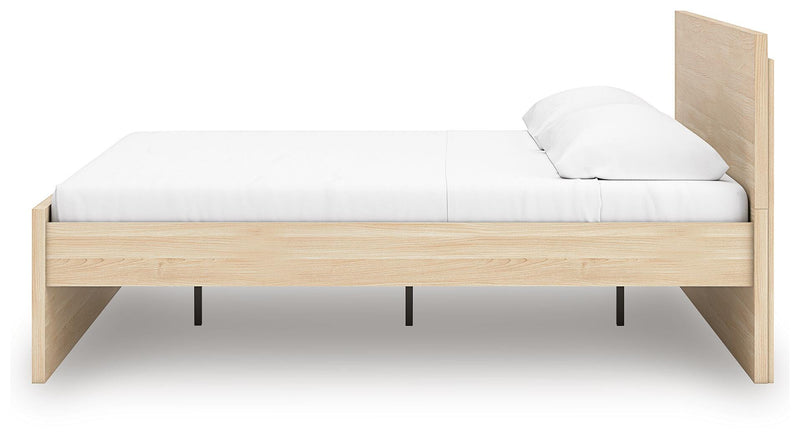Onita Natural Queen Panel Platform Bed - EB9632B6