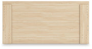 Onita Natural Queen Panel Platform Bed with 2 Side Storage - EB9632B18