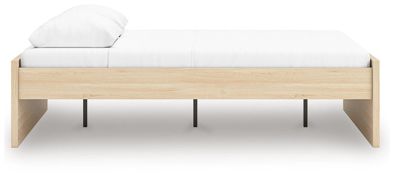 Onita Natural Queen Platform Bed - EB9632B3