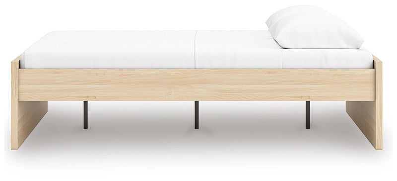 Onita Natural Queen Platform Bed - EB9632B3
