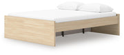 Onita Natural Queen Platform Bed with 2 Side Storage - EB9632B15