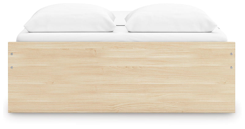 Onita Natural Queen Platform Bed with 2 Side Storage - EB9632B15
