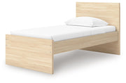 Onita Natural Twin Panel Platform Bed - EB9632B4