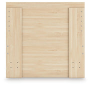 Onita Natural Twin Panel Platform Bed - EB9632B4