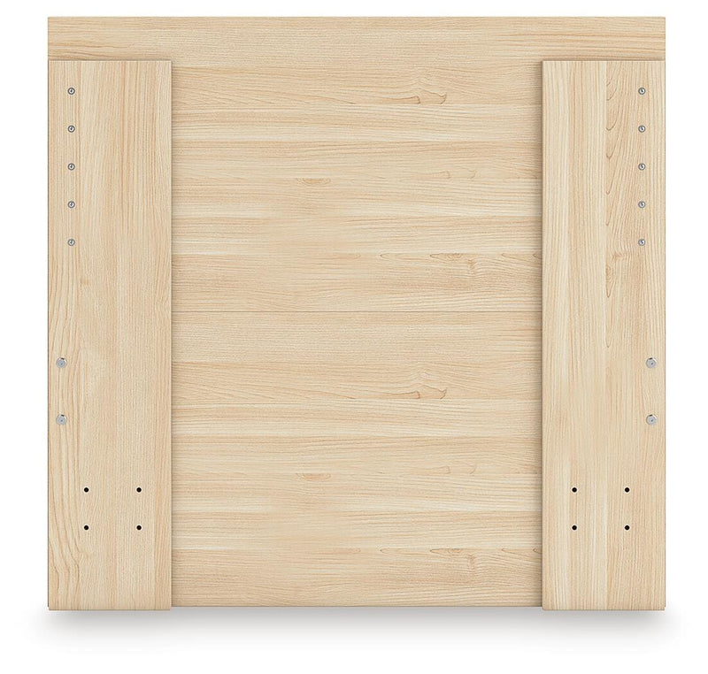 Onita Natural Twin Panel Platform Bed - EB9632B4