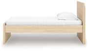 Onita Natural Twin Panel Platform Bed - EB9632B4