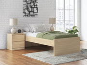Onita Natural Twin Platform Bed - EB9632B1