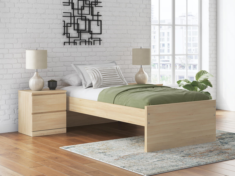 Onita Natural Twin Platform Bed - EB9632B1