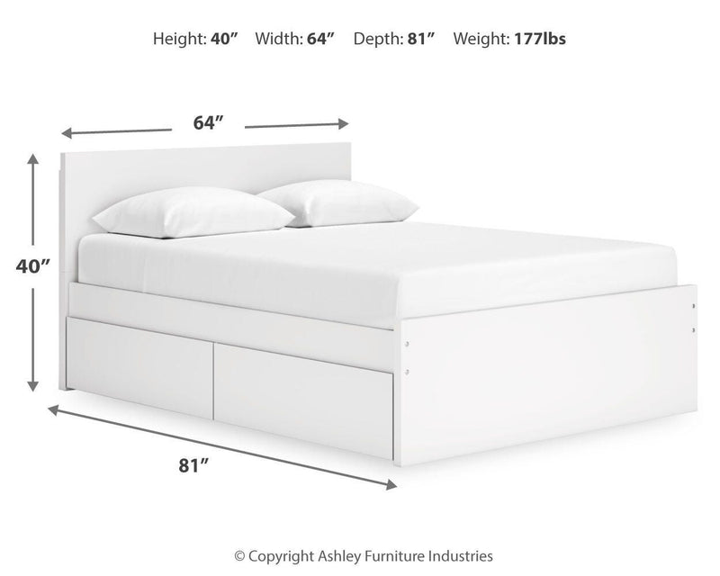 Onita Queen Storage Bed, Chest and Nightstand - EB9630B24