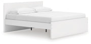 Onita White King Panel Platform Bed - EB9630B19