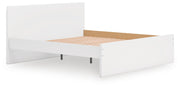 Onita White King Panel Platform Bed - EB9630B19