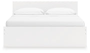 Onita White King Panel Platform Bed - EB9630B19