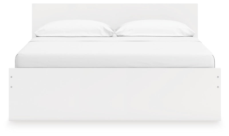 Onita White King Panel Platform Bed - EB9630B19