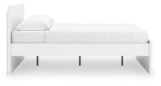 Onita White King Panel Platform Bed - EB9630B19