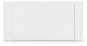 Onita White King Panel Platform Bed - EB9630B19