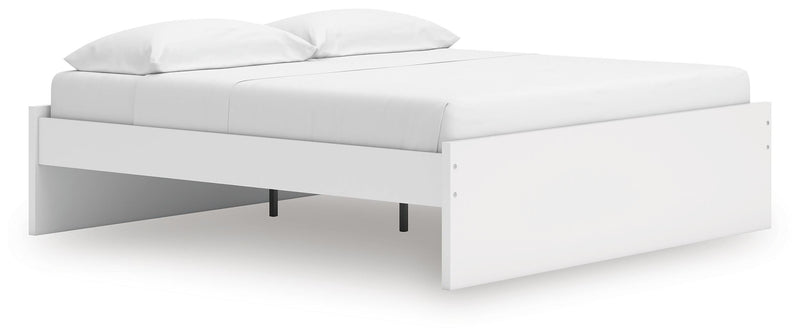 Onita White King Platform Bed - EB9630B17