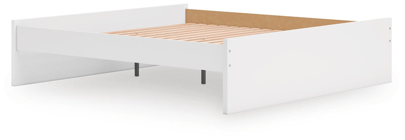 Onita White King Platform Bed - EB9630B17
