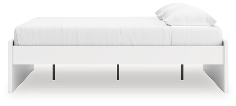 Onita White King Platform Bed - EB9630B17
