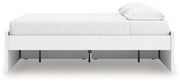 Onita White King Platform Bed with 1 Side Storage - EB9630B23