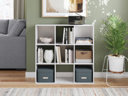 Onita White Nine Cube Organizer - EA9630-3X3