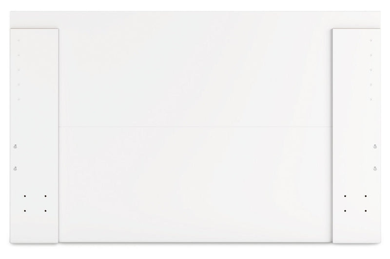 Onita White Queen Platform Bed - Gate FurnitureQueen Bed