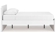 Onita White Queen Platform Bed - Gate FurnitureQueen Bed