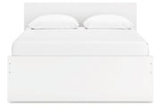 Onita White Queen Platform Bed - Gate FurnitureQueen Bed